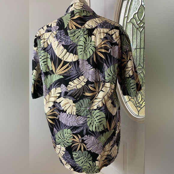 Pacific Legends Tropical Print 100%Cotton Button Down Shirt SKU1063 - Picture 5 of 8